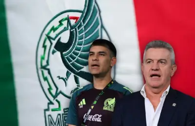 Javier Aguirre y Rafael Márquez boquiabiertos/ Foto Antena 2.