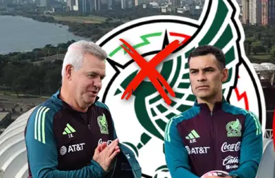 Javier Aguirre y Rafael Márquez/Foto Fox Sports.