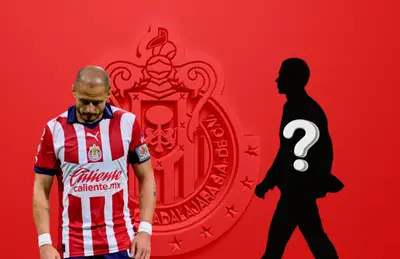 Javier Hernández cabizbajo y silueta de hombre/Foto Besthow wallpapers.com