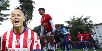 Javier Hernández en la pretemporada de Chivas / FOTO JUAN FÚTBOL