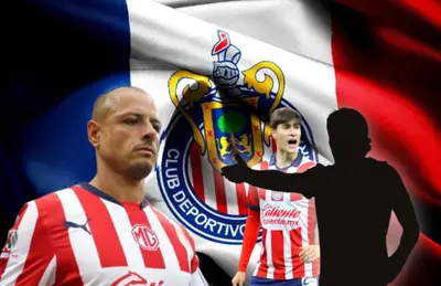 Javier Hernández, silueta de jugador y Armando González/Foto Pinterest.