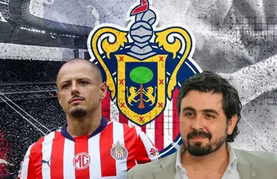 Javier Hernández y Amaury Vergara riendo/ Foto Pinterest.