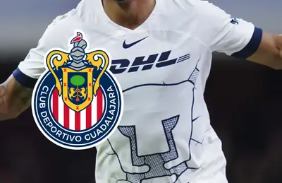 Jersey de Pumas y escudo de Chivas/Foto El Universal.