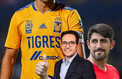Jersey de Tigres, Veljko Paunovic y Mauricio Culebro/Foto TUDN.