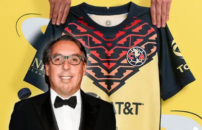 Jersey del América y Emilio Azcárraga/ Foto Todo sobre Camisetas.