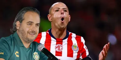 Jesús Martínez junto a Javier Hernández / FOTO NOTICIEROS EN LÍNEA