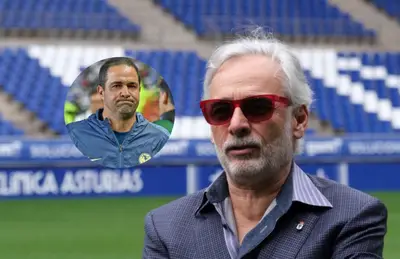 Jesús Martínez y André Jardine recortado en forma circular/ Foto Olé.