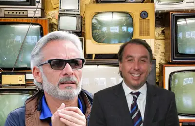 Jesús Martínez y Emilio Azcárraga/Foto TN.