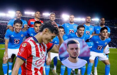 Jesús Orozco, equipo de Cruz Azul y Martín Anselmi/Foto Informador.mx