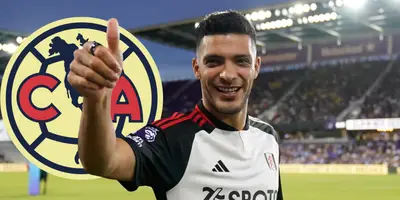 Jiménez con pulgar arriba en partido con Fulham. Foto: Aristegui Noticias