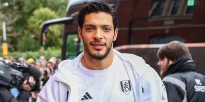 Jiménez en llegada a partido. Foto: Fulham