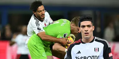 Jiménez en partido vs Everton. Foto: AS México