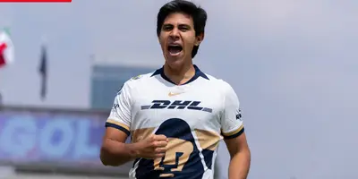 JJ celebrando. Foto: Pumas