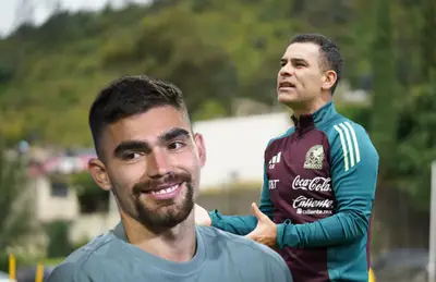 Johan Vásquez y Rafael Márquez/Foto El Universal.