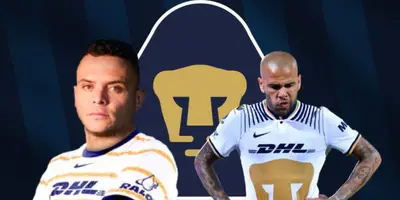 Jonathan Rodríguez junto a Dani Alves / FOTO FACEBOOK