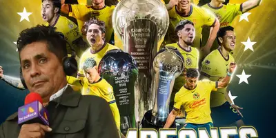 Jorge Campos junto a futbolistas del América / FOTO DE 10 SPORTS