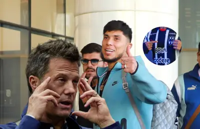 José Antonio Noriega, Carlos Salcedo y futbolista de Rayados/Foto Goles y Cifras.