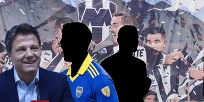 José Antonio Noriega junto a futbolista incógnito de Boca Juniors / FOTO TELEDIARIO