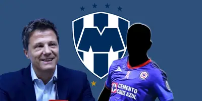 José Antonio Noriega junto a futbolista incógnito del Cruz Azul / FOTO ONCE DIARIO