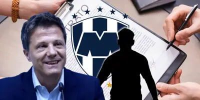 José Antonio Noriega junto a futbolista incógnito / FOTO ONCE DIARIO