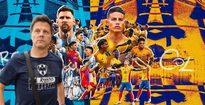 José Antonio Noriega junto a futbolistas de la Copa América / FOTO AS