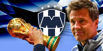 José Antonio Noriega junto a la Copa del Mundo / FOTO JAM MEDIA