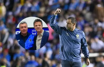 José Antonio Noriega y Domenec Torrent, André Jardine celebrando/ Foto Imago 7.