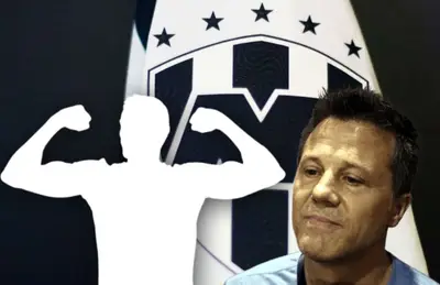 José Antonio Noriega y silueta de hombre mostrando músculos/Foto El CEO.