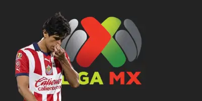 José Juan Macías junto a logo de la Liga MX / FOTO MARCA