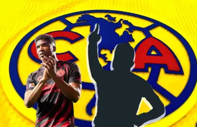 José Zúñiga y Miguel Borja en forma de silueta/ Foto Somosamerica.net.