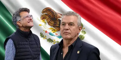 Juan Carlos Osorio junto a Javier Aguirre / FOTO MARCA