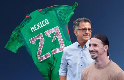 Juan Carlos Osorio y Zlatan Ibrahimovic/ Foto Adidas Performance.