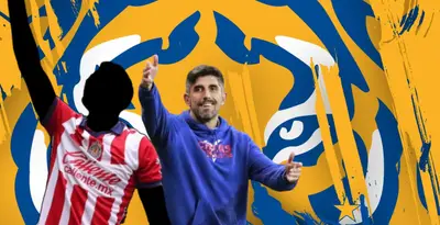 Jugador incógnito de Chivas junto a Veljko Paunovic / FOTO FACEBOOK