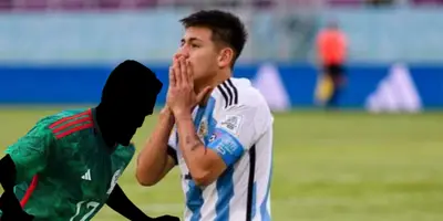 Jugador incógnito de la Selección Mexicana junto a futbolista de Argentina / FOTO X