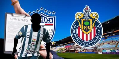 Jugador incógnito de Pachuca junto a firma de contrato / FOTO TRANSFERMARKT