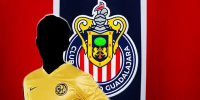 Jugador incógnito del América junto al escudo de Chivas / FOTO FACEBOOK