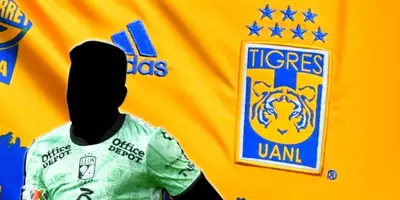 Jugador incógnito del León junto a jersey del León / FOTO SOY FÚTBOL