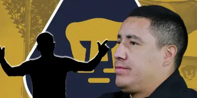 Jugador incógnito junto a Efraín Juárez / FOTO JAM MEDIA