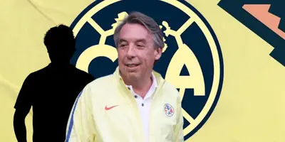 Jugador incógnito junto a Emilio Azcárraga / FOTO LA JORNADA