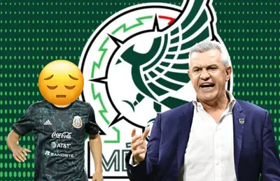 Jugador oculto y Javier Aguirre molesto/Foto Pinterest.