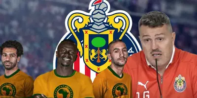 Jugadores africanos junto a Óscar García Junyent / FOTO YOUTUBE