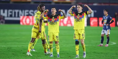 Jugadores celebrando. Foto: Club América