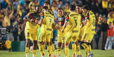 Jugadores celebrando. Foto: Club América