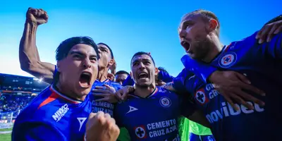 Jugadores celebrando. Foto: Cruz Azul