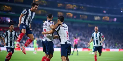 Jugadores celebrando. Foto: Rayados