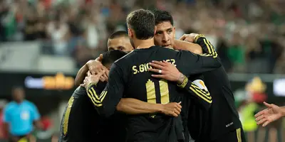 Jugadores celebrando. Foto: Selección Mexicana