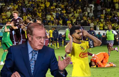 Jugadores celebrando, José Ramón Fernández y Henry Martín/ Foto Milenio.