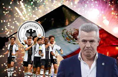 Jugadores de categorías menores de Alemania y Javier Aguirre/Foto Viaja Bonito.