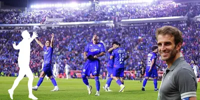 Jugadores de Cruz Azul celebrando el gol de Antuna. Foto: Debate