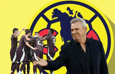 Jugadores de la Selección Mexicana y Javier Aguirre/Foto Diseños América.